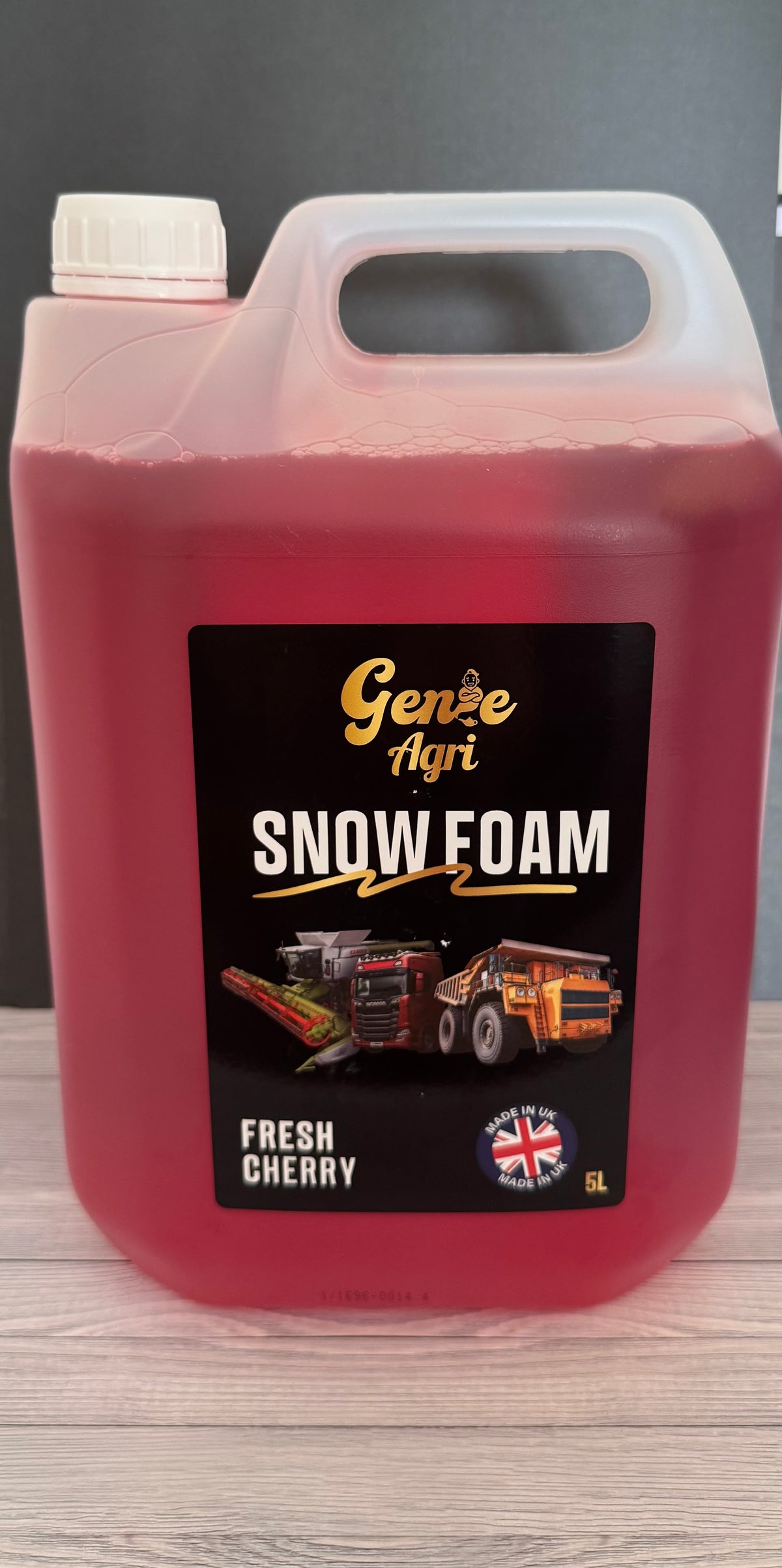Genie Agri Snow Foam 5 LTR - Silicone Beading - Fresh Cherry Scent